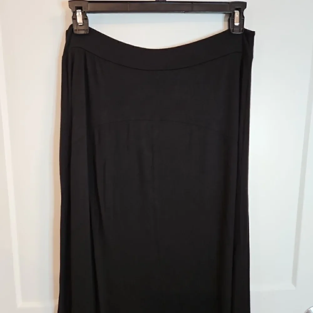🌹Black lightweight high low skirt sz 1X